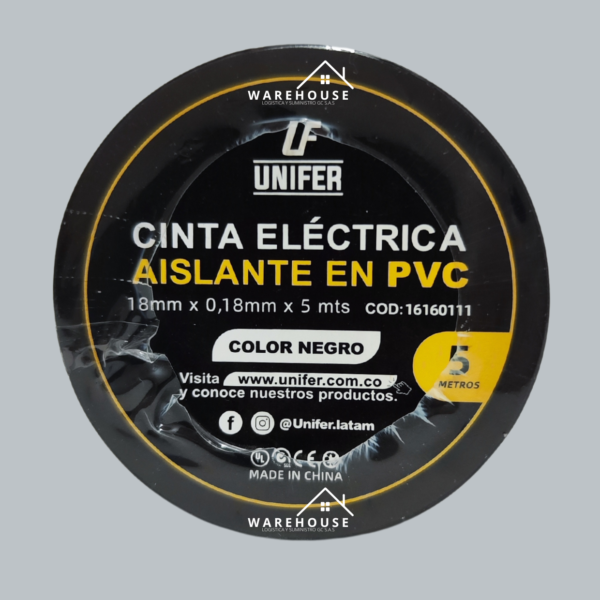 CINTA AISLANTE ELECTRICA DE 5 METROS
